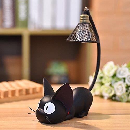 Resine Chat Design Lampe Creative Night Light Table Lampes De Chevet Pour La Lecture Fil De Fer Abat Jour Achat Vente Resine Chat Design Lampe Cr Cdiscount
