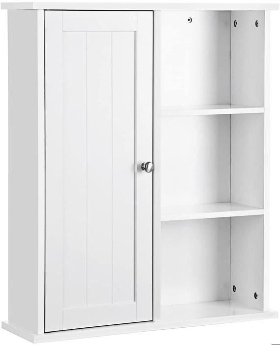 armoire murale armoire a pharmacie etageres salle de bain 71 cm mdf blanc