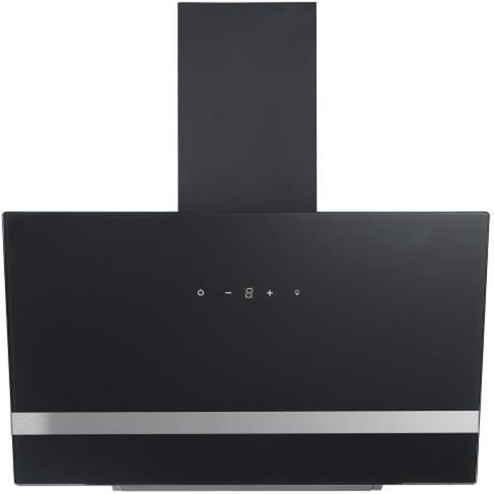 hotte aspirante hotte inclinee respekta ch 24090 sa 90cm noir cdiscount electromenager