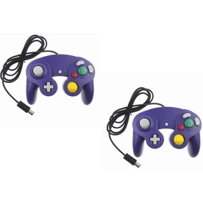 2 X Manette pour Nintendo Wii Wii U et Gamecube