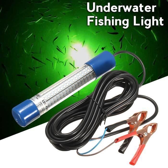 Lampe De Pêche Submersible 12 V 120 LED, Détecteur De