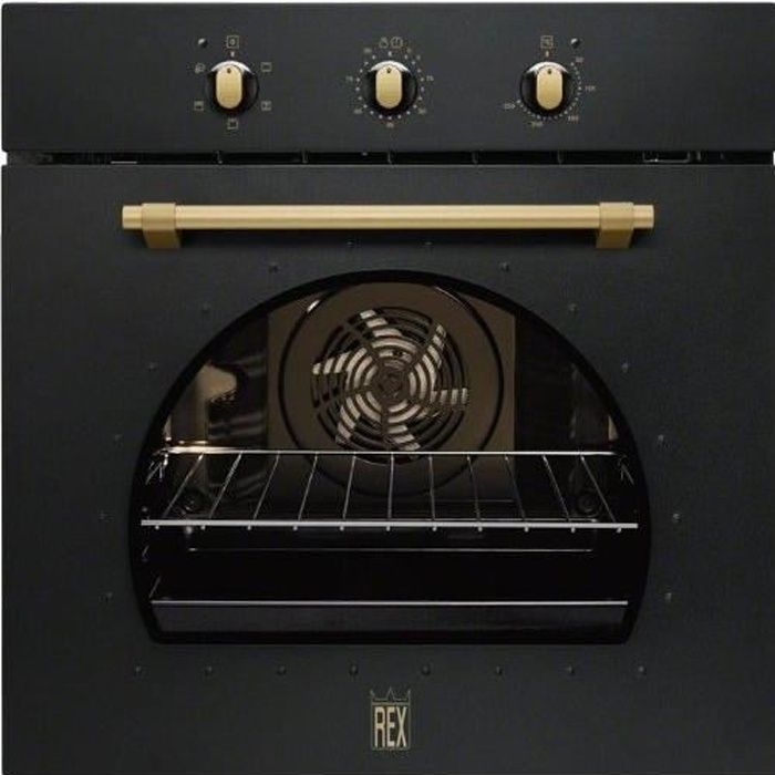 Cuisinière à Gaz Electrolux FR53G – 70 L, Encastrable, Noire – A-10%, Neuve Sous Emballage