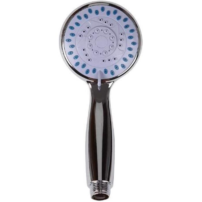 Pommeau de douche multifonction haute pression réglable avec jet d'eau de pluie détachable et