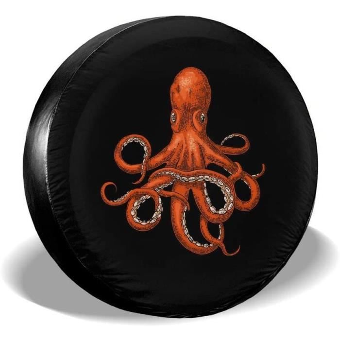 Housse Roue Secours Universelle Motif Chevreuil - Étanche Anti-poussière 38,1 Cm