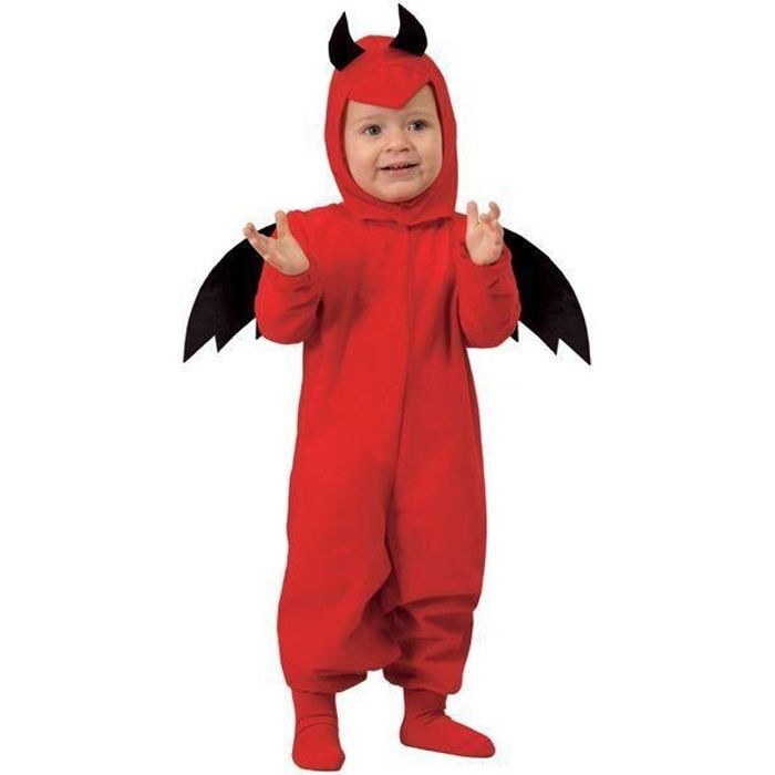 Deguisement Diable Halloween Bebe 6 A 12 Mois Cdiscount Jeux Jouets
