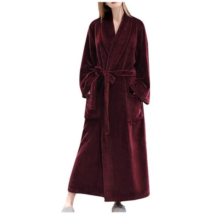 Peignoir polaire femme pas on sale cher