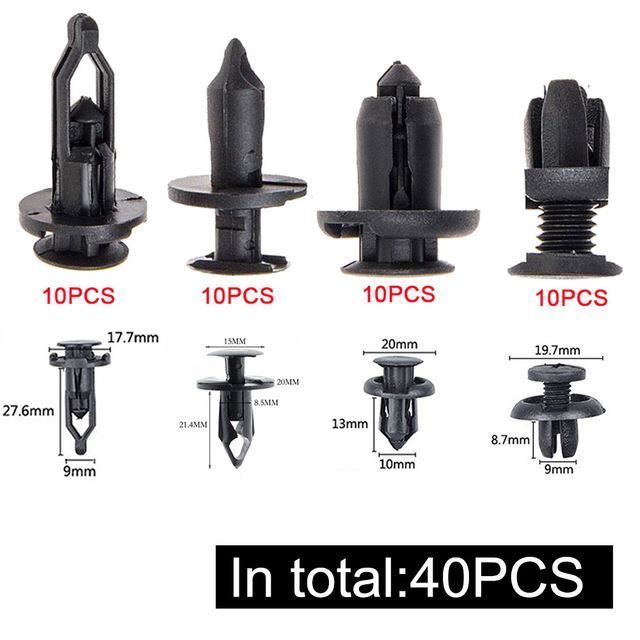 10x VVO® Fixations de pare-chocs arrière pour certains Renault Megane