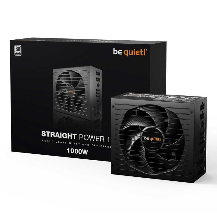 be quiet! Straight Power 12 1000W 80PLUS Platinum - Alimentation modulaire 1000W ATX 12V 3.0/EPS 12V 2.92