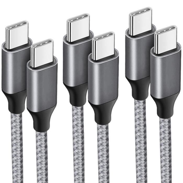 Chargeur Adaptateur 25W + Câble USB-C Rapide 60W pour Samsung Galaxy A13  A14 A12 A03s A04s A22 A23 A24 - Noir