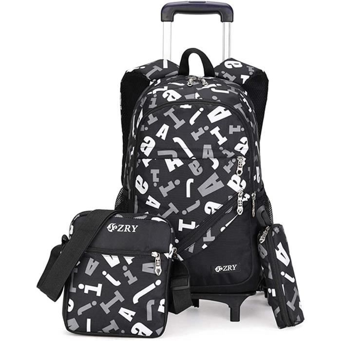 Atarni Cartable a Roulette Garcon Fille Primaire Sac Dos