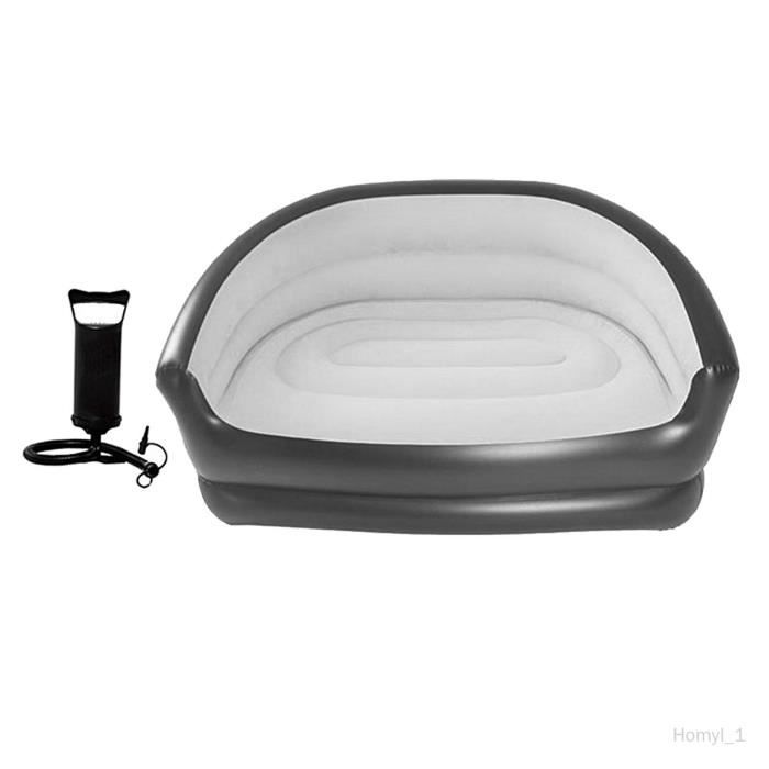 Canapé Gonflable Enfants 200x70cm,Canapé Longue Gonflable,Portable