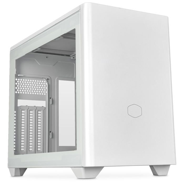 Boîtier Mini ITX - COOLER MASTER - MasterBox NR200P V2 - Blanc - Verre Trempé - Refroidissement AIO 280mm