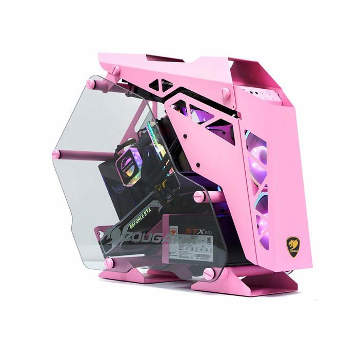 Boîtier PC Sharkoon Rebel C70G RGB - Format ATX - Panneau Bois Et Verre Trempé - 4 Ventilateurs RGB Inclus - Refroidissement Optimal