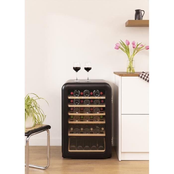 WINECOOLER RETRO XL - Cave à vin électrique 45 bouteilles - - Cdiscount