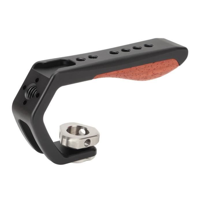 Poignée Supérieure NATO Tilta Pour Cage Sony A7 IV Et Panasonic GH6 - Compacte, Multiple Points De Fixation 1/4" Et 3/8" - Gris Titane