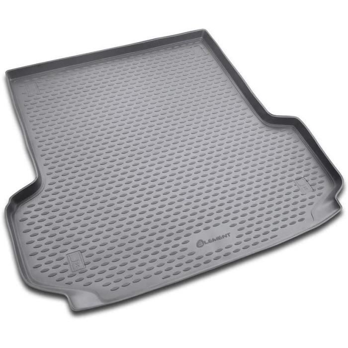 Tapis De Coffre Sur Mesure Pour Mercedes-Benz Classe B W246 - Modèle 2011-2019, En Caoutchouc TPE Antidérapant, Noir