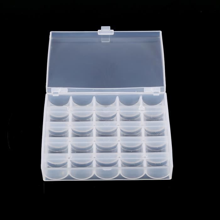 EXCEART Boîte De Rangement Pour Canettes De Couture - 28 Pièces En Silicone, Organisateur Pratique Anneaux Et Bobines Colorées