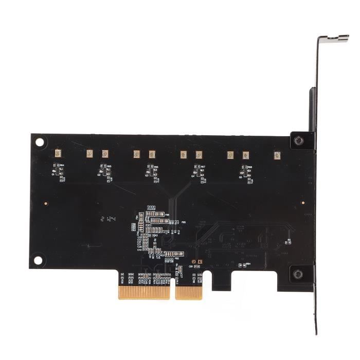 M.2 NGFF PCIE B-Key da SATA a SATA 3.0 5 porte scheda di espansione 6
