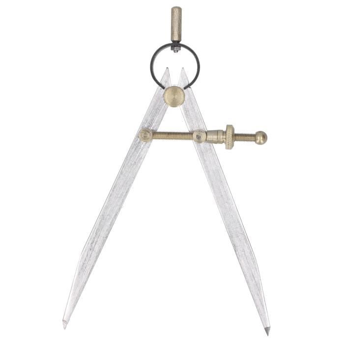 Compas De Traçage 100 Mm Avec Ailettes – Outil De Mesure D'espacement Super Pratique Pour Le Bricolage