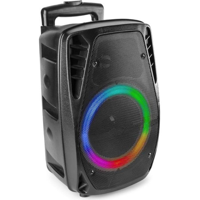 Enceinte sono portable Fenton FT8LED-MK2 - 300W - Bluetooth 5.0 - Lecteur MP3