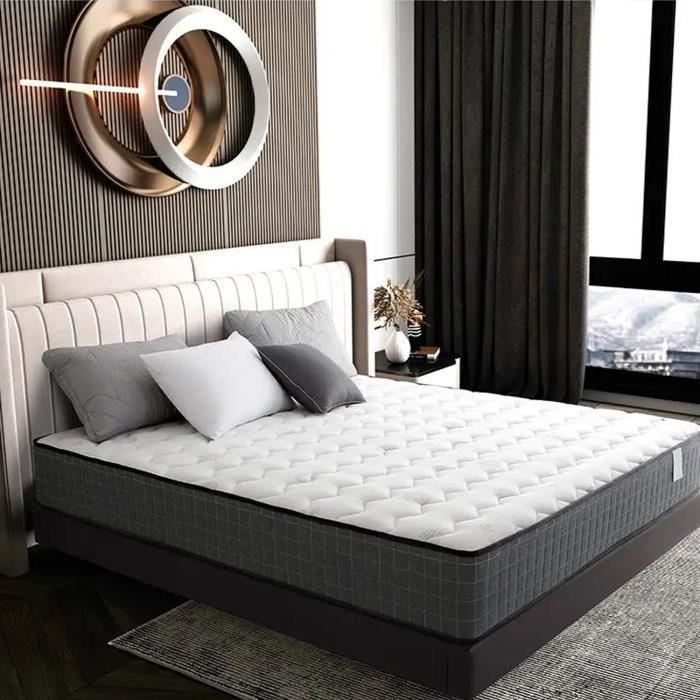 Frixovel Haute Élasticité Matelas 140x190 - Épaisseur 16cm - La Surface Ultra Respirant - Super Soutien - Conception Ergonomique