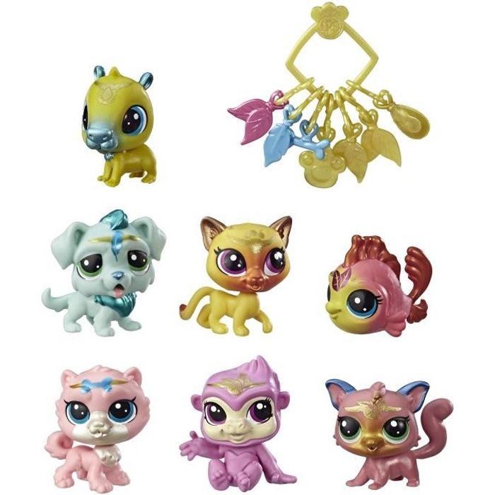 LITTLEST PETSHOP - Boule de Crystal - 7 figurines Pet Shop et une cocotte