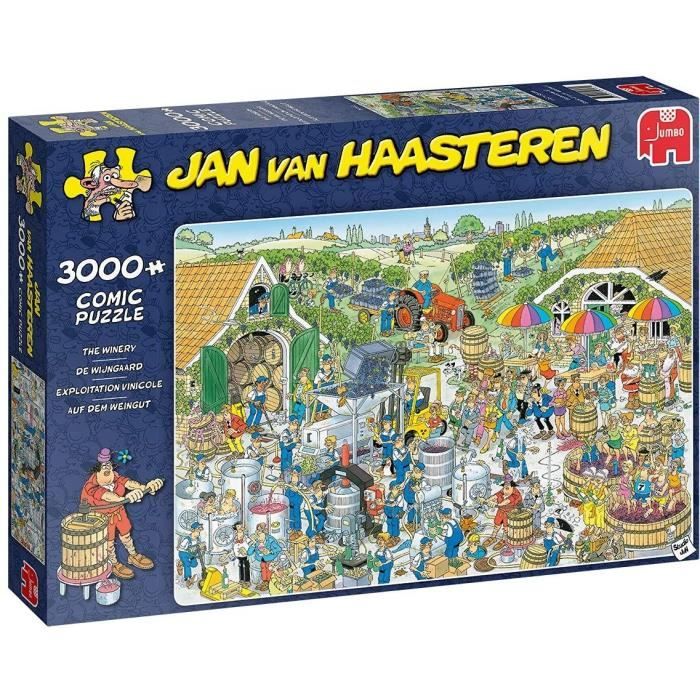 Puzzle Jan Van Haasteren De Wijnmakerij3000 Pieces Achat Vente Puzzle Cdiscount