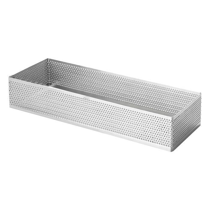 Cadre rectangulaire en inox perforé 28 cm - Alice Délice Cadre rectangulaire en inox perforé 28 cm - Alice Délice