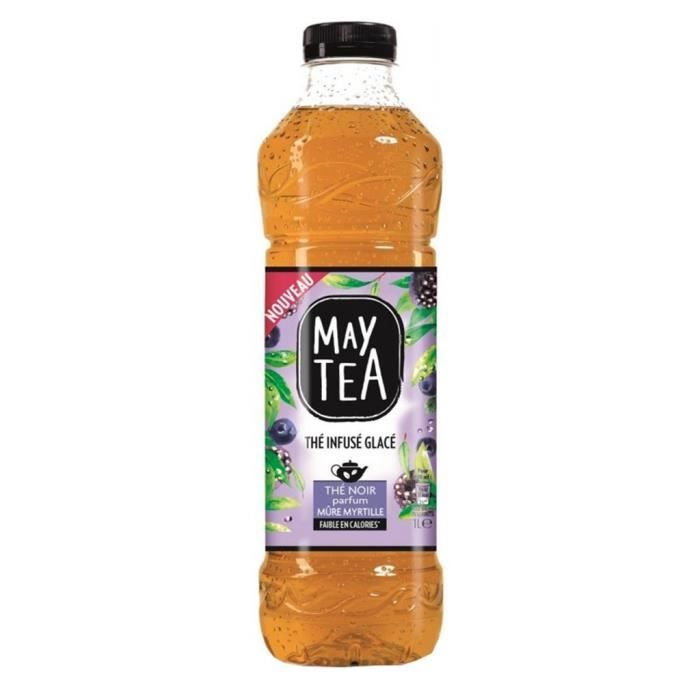 May Tea Mure Myrtille 1L (pack de 6) - Cdiscount Au quotidien