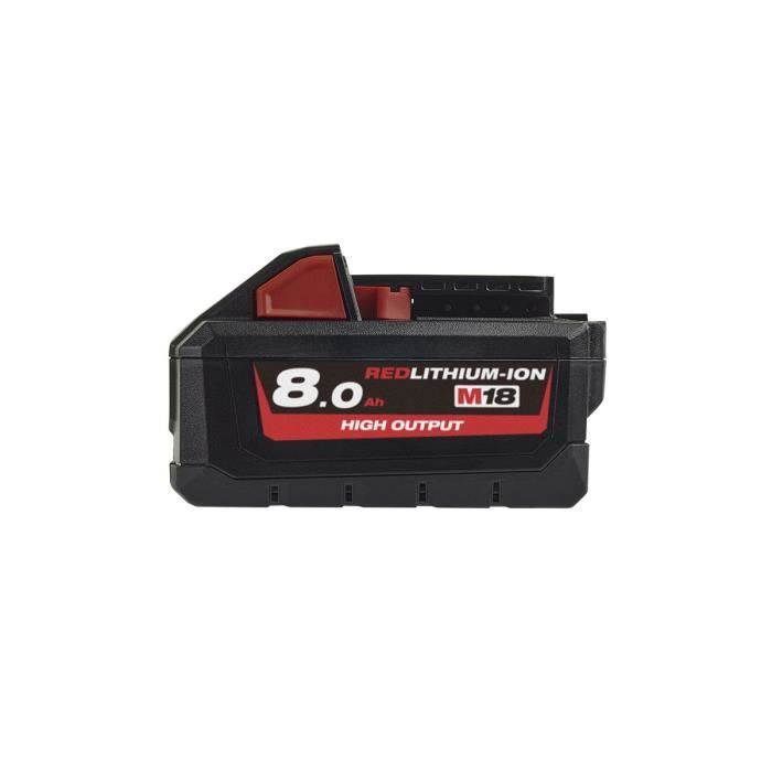 Batterie Li ion 18V 8Ah High Output Milwaukee Redlink™