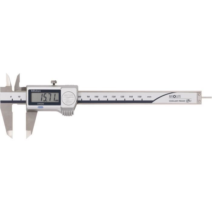 Noir Mini /étrier num/érique pratique 0-100 mm Composites en fibre de carbone MM et pouces Vernier Caliper Outils de mesure