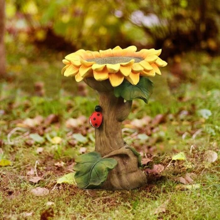 Ornement D'oiseau - Jardin - Résine Synthétique - Durable - Décoratif