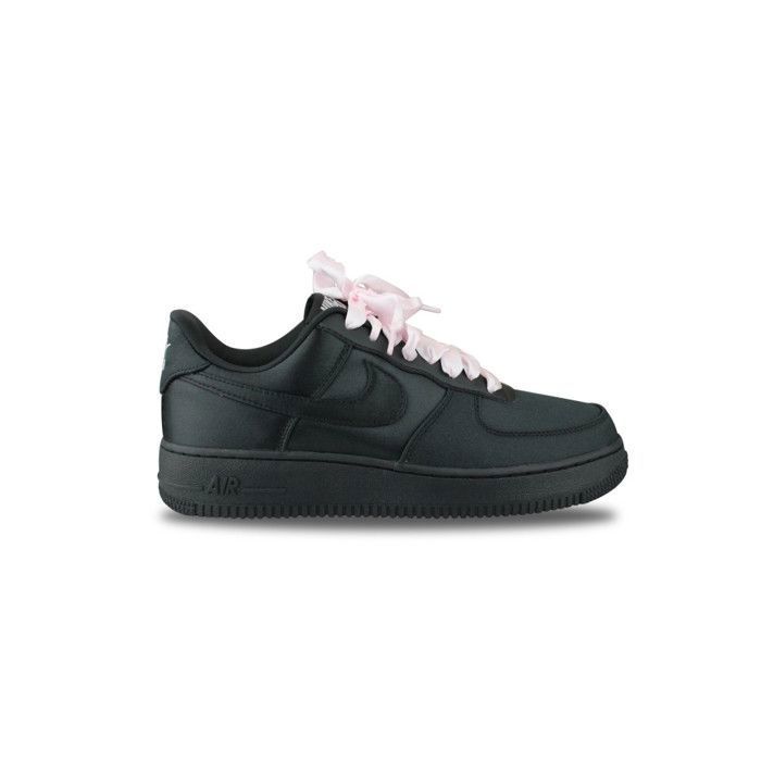 59 Basket Wmns Nike Air Force 107 Black Satin Ih2034-010
