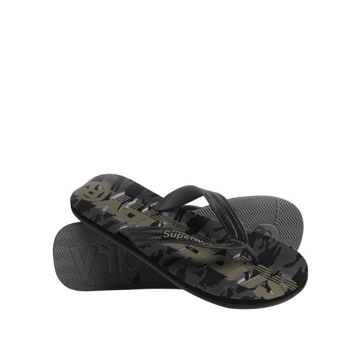 51 % de réduction claquettes et tongs Sandales et claquettes Mules avec logo Superdry pour homme en coloris Noir Homme Chaussures Sandales 