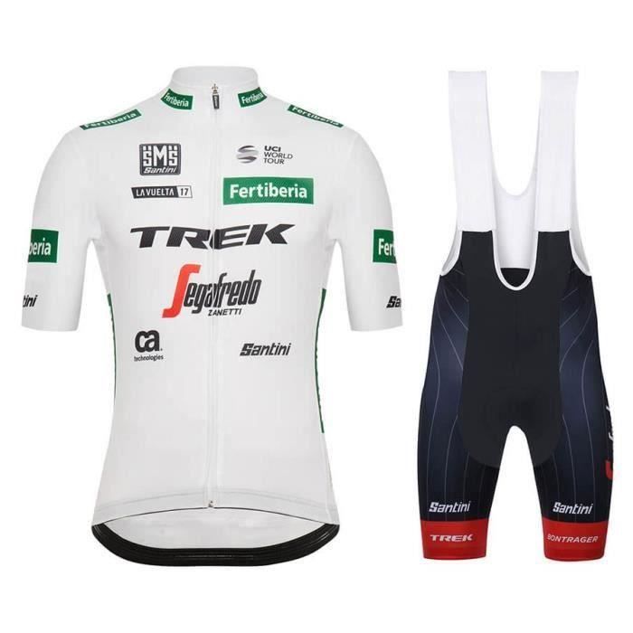 Ensemble Maillot + Cuissard De Cyclisme Respirant - Rembourré Gel, Séchage Rapide, Bandes Réfléchissantes