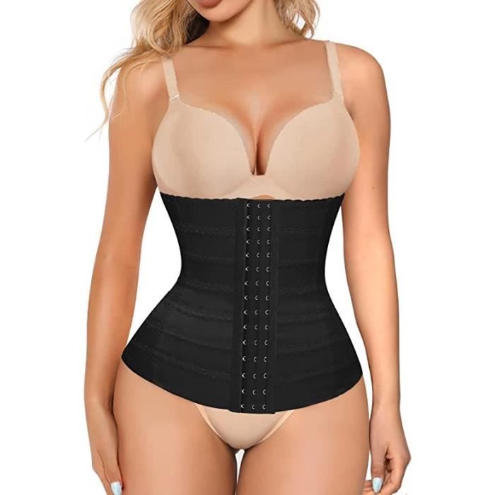 Chumian Gaine Amincissante pour Femme Invisible Ventre Plat Corset Minceur  Serre-Taille Body Sculptant Noir - Cdiscount Prêt-à-Porter