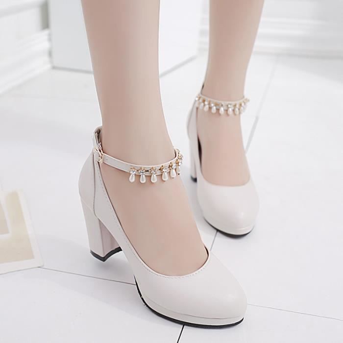 chaussure femme gros talon