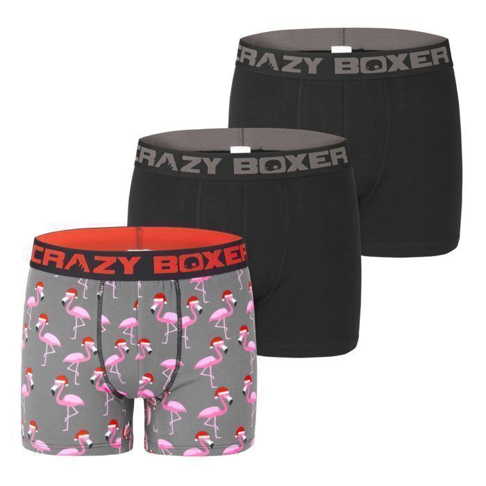 CRAZY BOXER Cale on Homme Coton Bio Boxer Homme Hypoallerg nique