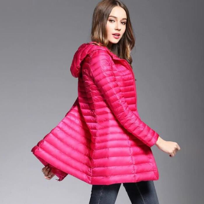 Manteau Femme Hiver Mi-long - Doudoune Blouson Avec Cordon De Serrage Et Doublure Sherpa - Chaud Et Stylé Pour L’extérieur