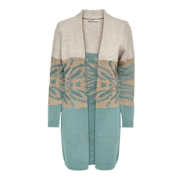 Jade Colorblock Gilet Only Jade Animal Colorblock pour Femme Turquoise - Cdiscount Prêt ...