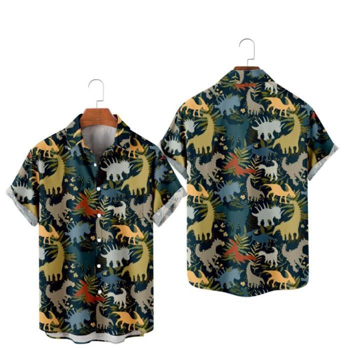Chemise dinosaure homme on sale