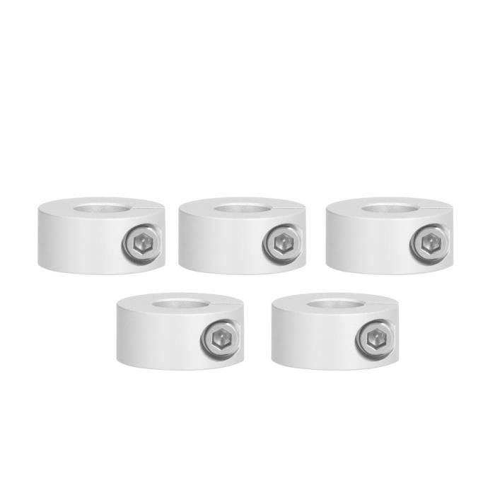 Lot De 10 Colliers De Serrage Pour Câble De Frein Vélo - Alliage D'Aluminium Bleu, Style C, 12x10x5 Mm