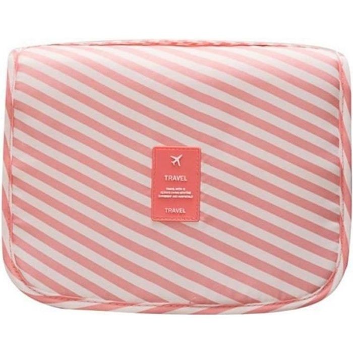 Trousse De Toilette Pliable NOVAGO - Nylon Résistant à L'eau - Dimensions 25x17x10 Cm