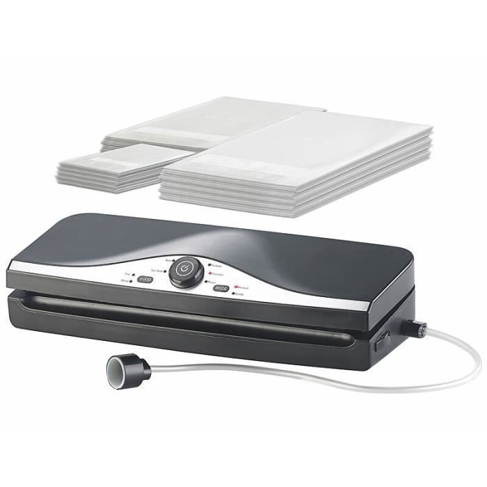 SEVERIN Soude-sac compact 100 W, Appareil de mise sous vide, conserve la fraîcheur des aliments