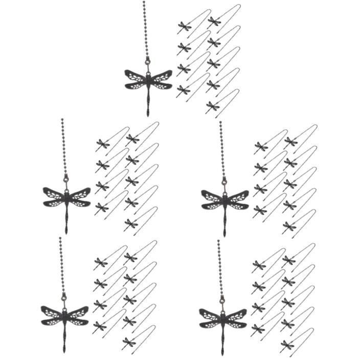PATIKIL Chaîne De Traction Ventilateur Plafond 1M Dorée - 2 Pcs Pendentifs Perlés Pour Lustre Interrupteur