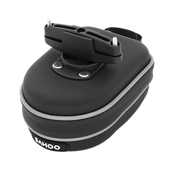 Sac De Selle Vélo étanche 0,8L - Pour VTT, Route, Rangement Outils, Téléphone, Clés (16x10x6 Cm)