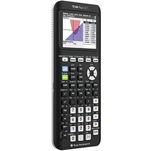 Texas Instruments Gra Texas Instruments TI 84 Plus CE T Calculatrice Graphique Noir ...