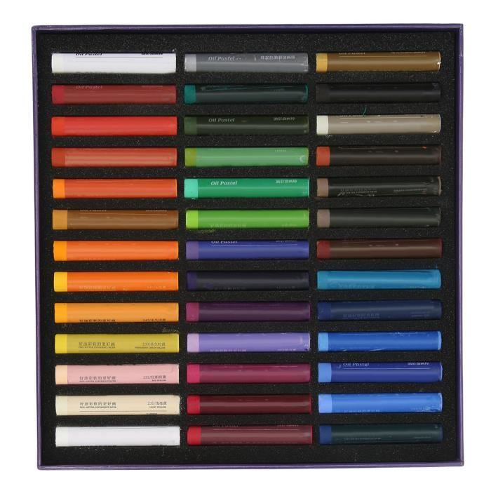 Mungyo Galerie Pastels à l'huile pour artistes – 24 couleurs métalliques