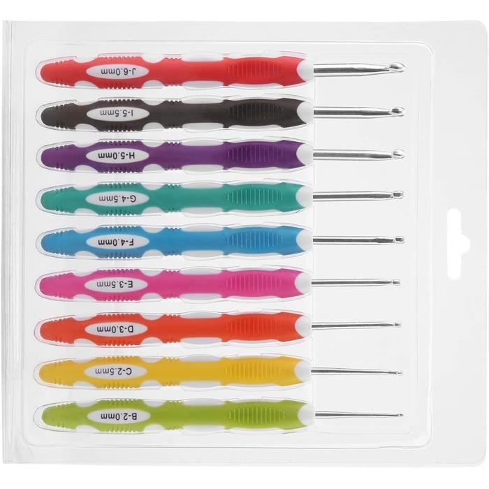 Lot De 6 Crochets à Tricoter Inox 1.6mm - Aiguilles Circulaires Pour Fil