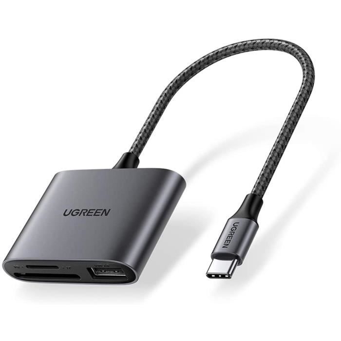 Ugreen 80798 lecteur de carte mémoire USB 3.2 Gen 1 3.1 Gen 1 Type C Neuf - vue 3